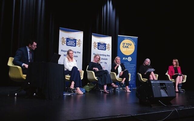 The NSW Jewish Board of Deputies hosted an election debate at Moriah College. Photo: Giselle Haber. The NSW Jewish Board of Deputies hosted an election debate at Moriah College. Photo: Giselle Haber.