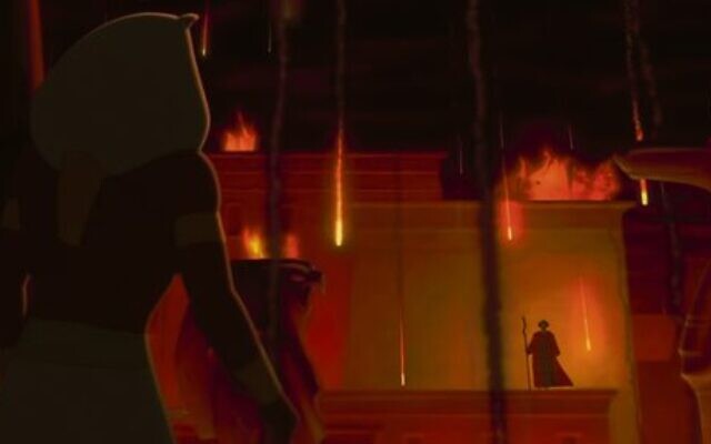 A screenshot from The Prince of Egypt. A screenshot from The Prince of Egypt.