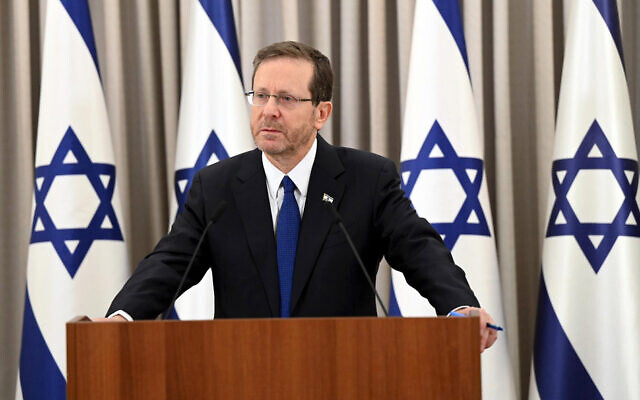 Israel's President Isaac Herzog. Photo: GPO Israel's President Isaac Herzog. Photo: GPO