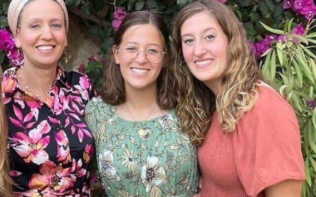 From left: Lucy Dee is seen with her daughters Rina and Maia. The two sisters were shot dead in a terrorist attack in the West Bank on April 7, 2023. Their mother, critically hurt in the attack, died on April 10, 2023. Photo: Courtesy From left: Lucy Dee is seen with her daughters Rina and Maia. The two sisters were shot dead in a terrorist attack in the West Bank on April 7, 2023. Their mother, critically hurt in the attack, died on April 10, 2023. Photo: Courtesy