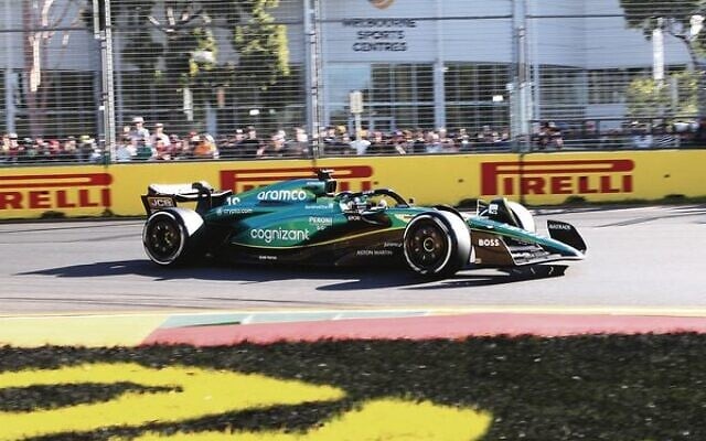 Lance Stroll accelerating through turn five in the 2023 F1 Australian Grand Prix last Sunday. Photos: Peter Haskin Lance Stroll accelerating through turn five in the 2023 F1 Australian Grand Prix last Sunday. Photos: Peter Haskin