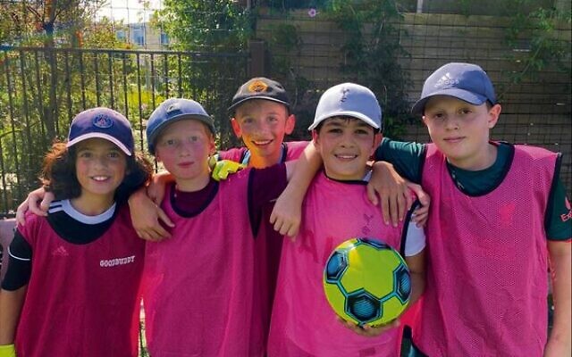 Football fun at the mega camp. Football fun at the mega camp.