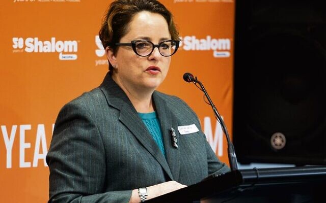 Justice Kelly Rees delivering the keynote address at Shalom's 50th anniversary event on March 29. Justice Kelly Rees delivering the keynote address at Shalom's 50th anniversary event on March 29.