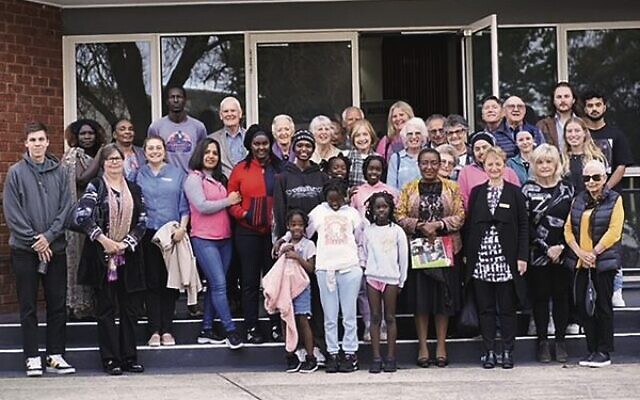 The Afri-Aus Care Inc team with Courage to Care volunteers. The Afri-Aus Care Inc team with Courage to Care volunteers.