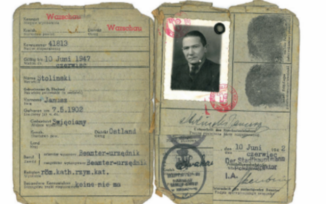 Bernard Ekert's false identity papers. Bernard Ekert's false identity papers.