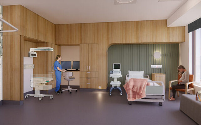 New birthing rooms are slated for the development. New birthing rooms are slated for the development.