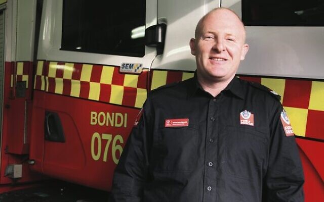 Senior firefighter at Bondi Fire Station, Eddie Vaysbakh. Senior firefighter at Bondi Fire Station, Eddie Vaysbakh.