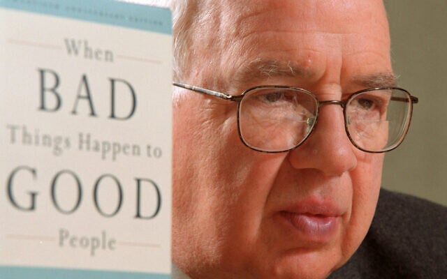 Author and Rabbi Harold Kushner is pictured with his best-selling book, When Bad Things Happen to Good People. Photo: Ron Bull/Toronto Star via Getty Images Author and Rabbi Harold Kushner is pictured with his best-selling book, When Bad Things Happen to Good People. Photo: Ron Bull/Toronto Star via Getty Images