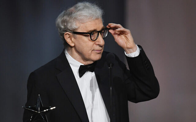 Woody Allen onstage during the American Film Institute's Life Achievement Award Gala for Diane Keaton in 2017. Photo: Kevin Winter/Getty Images via JTA Woody Allen onstage during the American Film Institute's Life Achievement Award Gala for Diane Keaton in 2017. Photo: Kevin Winter/Getty Images via JTA