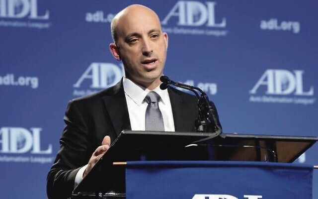 ADL CEO Jonathan Greenblatt.
Photo: Michael Brochstein/SOPA Images/LightRocket/Getty Images via JTA ADL CEO Jonathan Greenblatt.
Photo: Michael Brochstein/SOPA Images/LightRocket/Getty Images via JTA