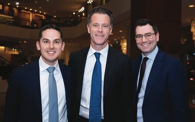 From left: David Ossip, Chris Minns, Darren Bark. Photo: Giselle Haber From left: David Ossip, Chris Minns, Darren Bark. Photo: Giselle Haber