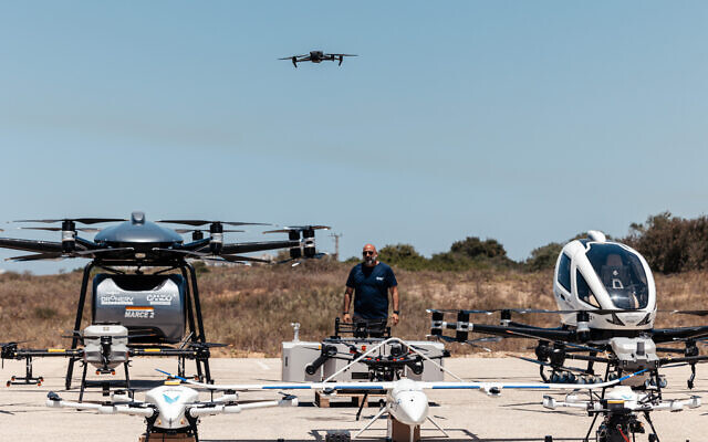 Over the next two years, Israeli drone operating companies will conduct test flights throughout the country for one week each month. Photo: Mark Nomdar/B.Y. Creative & Productions Over the next two years, Israeli drone operating companies will conduct test flights throughout the country for one week each month. Photo: Mark Nomdar/B.Y. Creative & Productions
