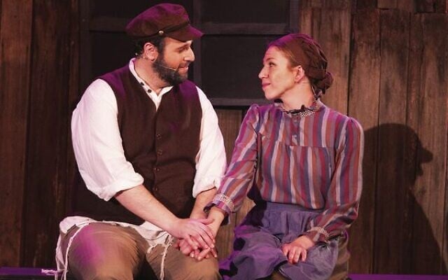 Adrian and Sarah playing Tevye and Golde in ACR Theatre's production of Fiddler in 2017 Adrian and Sarah playing Tevye and Golde in ACR Theatre's production of Fiddler in 2017
