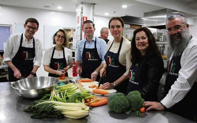 From left: NSW MPs Chris Rath, Jacqui Munro, Matt Cross and Kellie Sloane, with OBK co-founders Laya and Rabbi Dovid Slavin. From left: NSW MPs Chris Rath, Jacqui Munro, Matt Cross and Kellie Sloane, with OBK co-founders Laya and Rabbi Dovid Slavin.