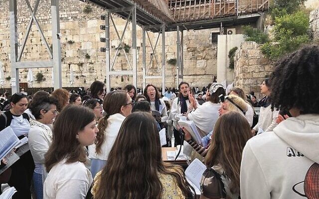 The Women of the Wall. Photo: Danny Hochberg The Women of the Wall. Photo: Danny Hochberg