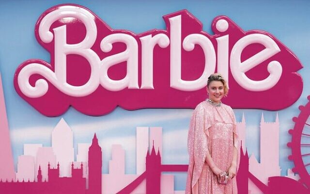 Writer/director/executive producer Greta Gerwig poses for photographers upon arrival at the premiere of the film Barbie, in London.
Photo: Scott Garfitt/Invision/AP Writer/director/executive producer Greta Gerwig poses for photographers upon arrival at the premiere of the film Barbie, in London.
Photo: Scott Garfitt/Invision/AP