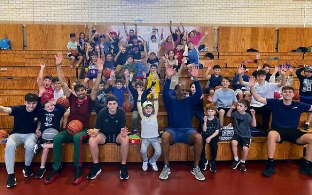 Maccabi NSW Basketball Club's winter camp participants earlier this week at Moriah College. Maccabi NSW Basketball Club's winter camp participants earlier this week at Moriah College.