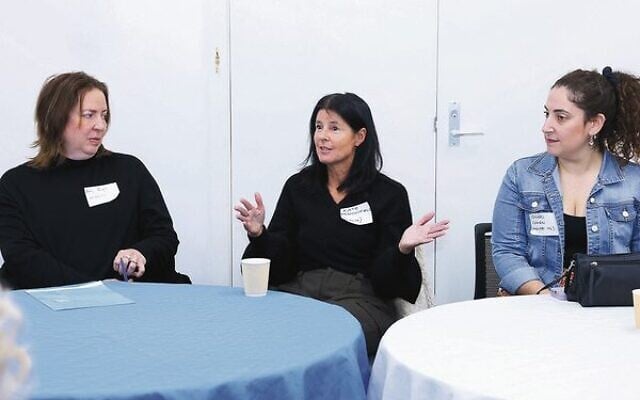From left: Amy Feiglin, Kate Beaconsfield, Shari Cohen. From left: Amy Feiglin, Kate Beaconsfield, Shari Cohen.