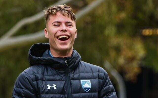 Jake Girdwood-Reich is staying with Sydney FC for another three years. Photo: Robbie Szafranek Jake Girdwood-Reich is staying with Sydney FC for another three years. Photo: Robbie Szafranek