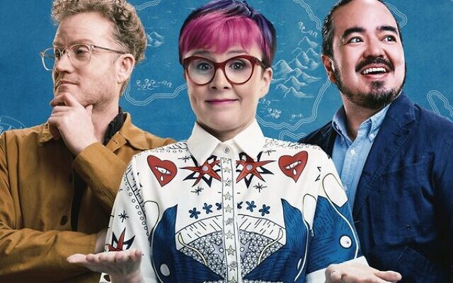 John Safran, Cal Wilson and Adam Liaw. John Safran, Cal Wilson and Adam Liaw.