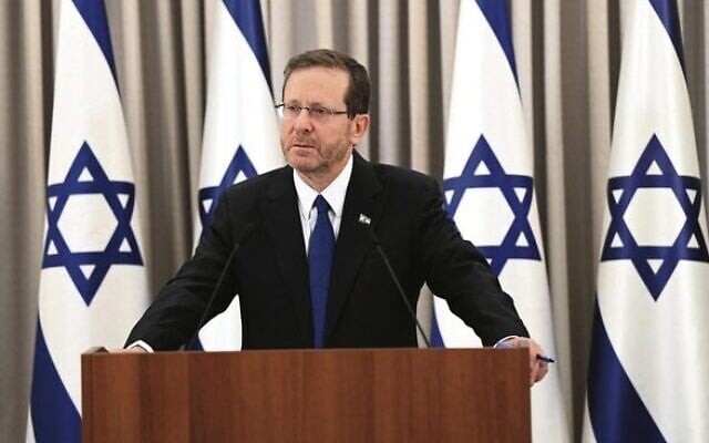 Israeli President Isaac Herzog. Photo: GPO Israeli President Isaac Herzog. Photo: GPO