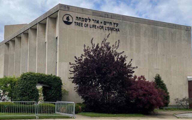The Tree of Life synagogue in Pittsburgh, June 26, 2023. Photo: Ron Kampeas The Tree of Life synagogue in Pittsburgh, June 26, 2023. Photo: Ron Kampeas