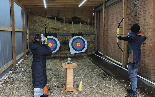 Archery was a favourite with the children. Archery was a favourite with the children.