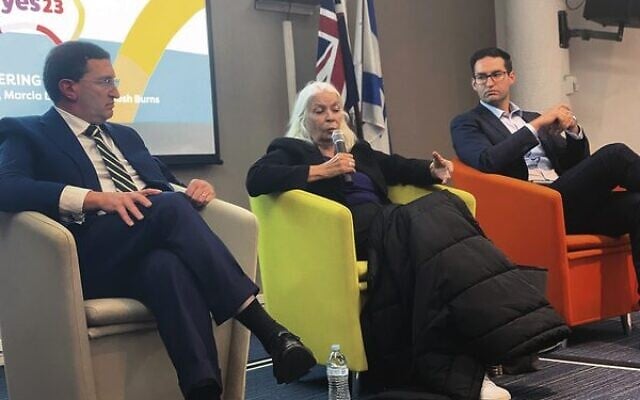 From left: Julian Leeser, Marcia Langton, Josh Burns. Photo: Supplied From left: Julian Leeser, Marcia Langton, Josh Burns. Photo: Supplied