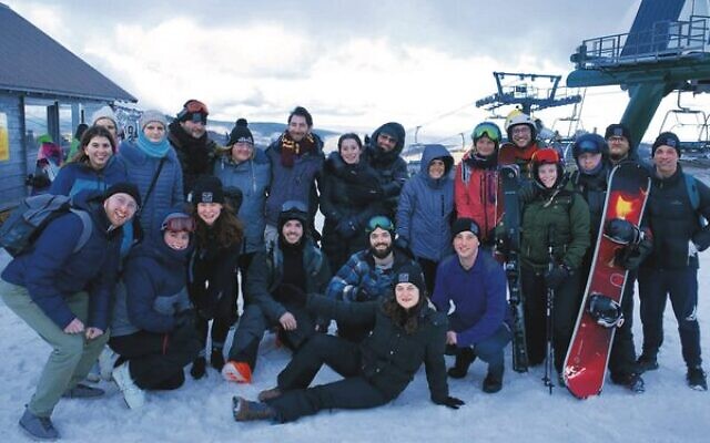 YJP members at Feathertop Chalet. Photo: Facebook YJP members at Feathertop Chalet. Photo: Facebook