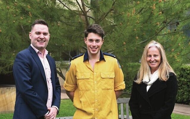 From left: Deputy Principal Ryan Gill, Edward SchamSchula, Susie Virgona. From left: Deputy Principal Ryan Gill, Edward SchamSchula, Susie Virgona.