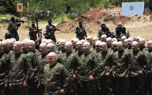 Hezbollah fighters carry out a training exercise in southern Lebanon, May 21, 2023. Photo: AP Photo/Hassan Ammar Hezbollah fighters carry out a training exercise in southern Lebanon, May 21, 2023. Photo: AP Photo/Hassan Ammar