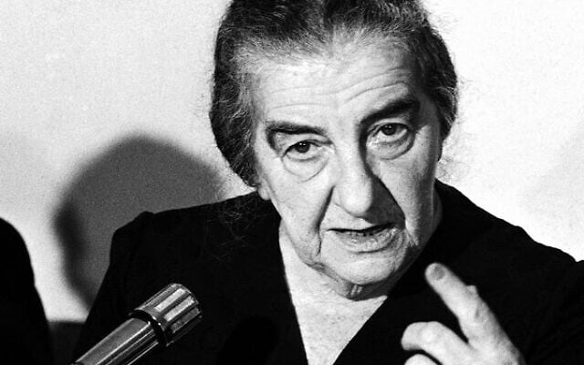 Golda Meir during a press conference at the Israeli embassy in Rome on January 15, 1973. Photo: AP Photo/ Giuseppe Anastasi Golda Meir during a press conference at the Israeli embassy in Rome on January 15, 1973. Photo: AP Photo/ Giuseppe Anastasi