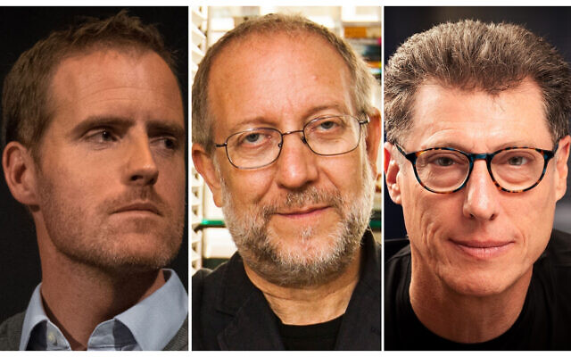 From left: Matti Friedman, Yossi Klein-Halevi, Daniel Gordis From left: Matti Friedman, Yossi Klein-Halevi, Daniel Gordis