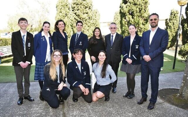 Grand finalists and competition judges of the 2023 Mikolot: Voices of the Future public speaking competition. Grand finalists and competition judges of the 2023 Mikolot: Voices of the Future public speaking competition.