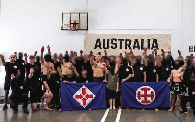 The neo-Nazi group. The neo-Nazi group.