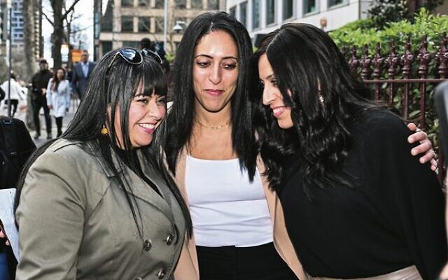 From left: Nicole Meyer, Elly Sapper and Dassi Erlich leave the Victorian County Court after Malka Leifer was sentenced to 15 years in jail. Photo: AAP Image/Joel Carrett From left: Nicole Meyer, Elly Sapper and Dassi Erlich leave the Victorian County Court after Malka Leifer was sentenced to 15 years in jail. Photo: AAP Image/Joel Carrett