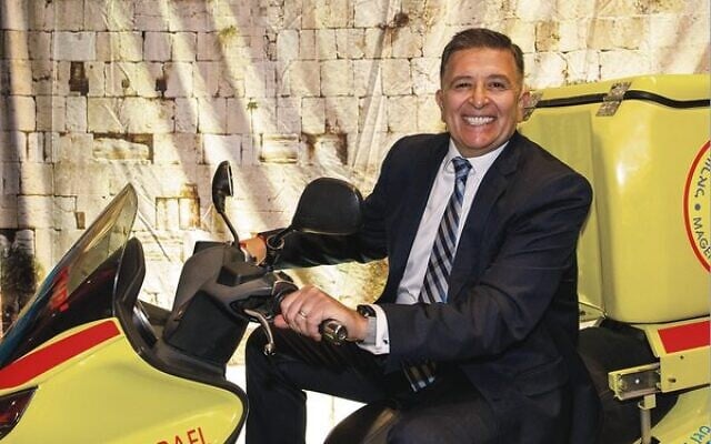 Host Vince Sorrenti tries out an MDA medicycle. Photo: Supplied Host Vince Sorrenti tries out an MDA medicycle. Photo: Supplied