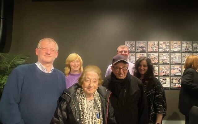 Helen Granek (middle front) the last Bialystoker survivor with her family. Helen Granek (middle front) the last Bialystoker survivor with her family.