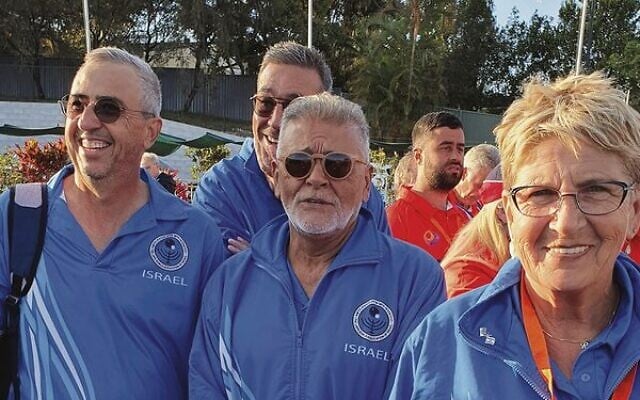 Israeli team members at the 2023 World Bowls Championships in the Gold Coast. Israeli team members at the 2023 World Bowls Championships in the Gold Coast.