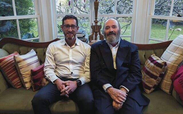 from left: Benny Berkowitz and Yitzchak Feiglin from left: Benny Berkowitz and Yitzchak Feiglin