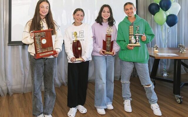 From left: Louisa Freedman, Janna Sacharowitz, Nicola Lonstein and Awen Hiroti with their trophies.Photo: SB Creatives From left: Louisa Freedman, Janna Sacharowitz, Nicola Lonstein and Awen Hiroti with their trophies.Photo: SB Creatives