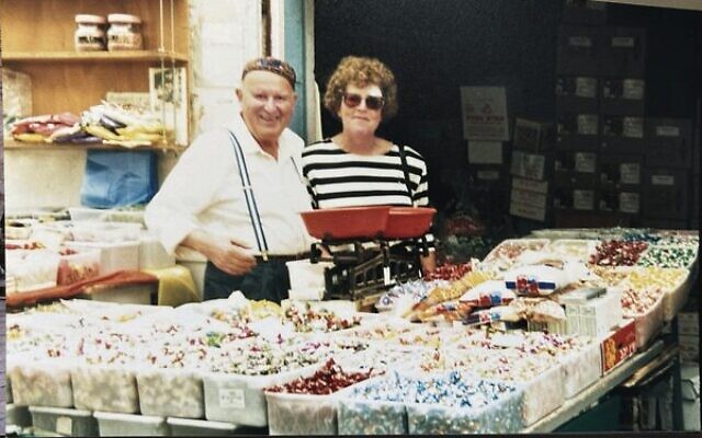 Susie enjoys the Israeli market experience, 1994. Susie enjoys the Israeli market experience, 1994.