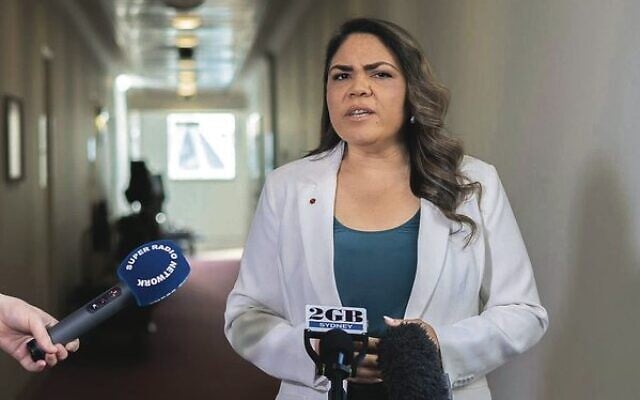 Senator Jacinta Nampijinpa Price says it is "not right to divide us along the lines of race". Photo: Facebook Senator Jacinta Nampijinpa Price says it is "not right to divide us along the lines of race". Photo: Facebook