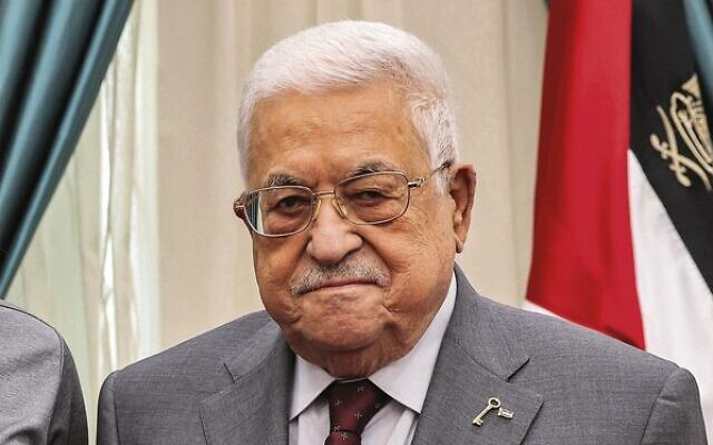 Mahmoud Abbas in Ramallah on August 4. Photo: Wissam Khalifa/PPO/AFP Mahmoud Abbas in Ramallah on August 4. Photo: Wissam Khalifa/PPO/AFP