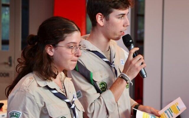 From left: Hatzofim members, Israeli teens Yael Shacham and Yiftach Kolodner. Photos: Shane Desiatnik From left: Hatzofim members, Israeli teens Yael Shacham and Yiftach Kolodner. Photos: Shane Desiatnik