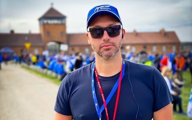 Olympics swimming champion Ian Thorpe at the Auschwitz memorial site in Poland. Olympics swimming champion Ian Thorpe at the Auschwitz memorial site in Poland.