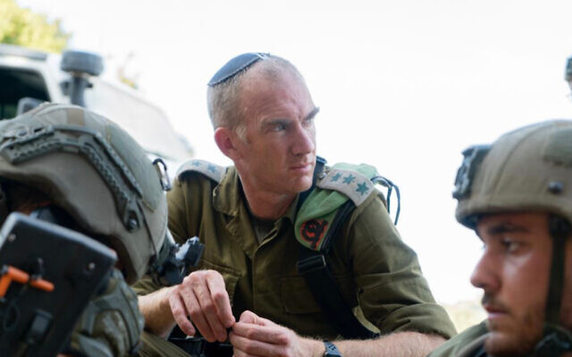 Col. Jonathan Steinberg, the commander of the Nahal Brigade, in an undated photo (Israel Defense Forces) Col. Jonathan Steinberg, the commander of the Nahal Brigade, in an undated photo (Israel Defense Forces)