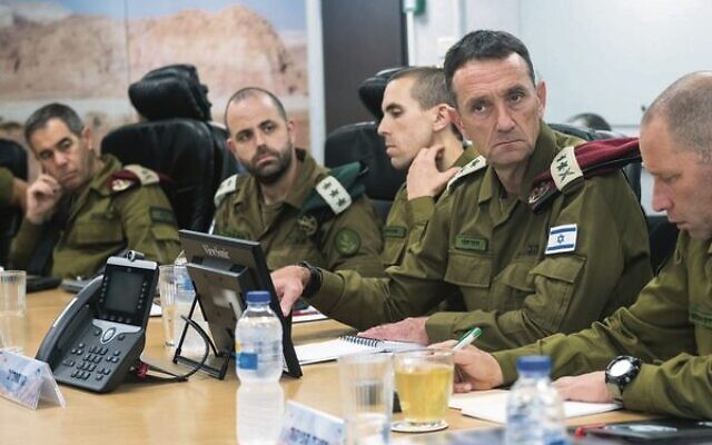IDF Chief of Staff Herzi Halevi holds an assessment at the IDF Southern Command in Beersheba on October 8. Photo: IDF IDF Chief of Staff Herzi Halevi holds an assessment at the IDF Southern Command in Beersheba on October 8. Photo: IDF