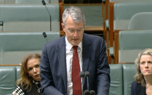 Mark Dreyfus speaks about the Hamas attack in Federal Parliament on Monday, October 16. Photo: Screenshot Mark Dreyfus speaks about the Hamas attack in Federal Parliament on Monday, October 16. Photo: Screenshot