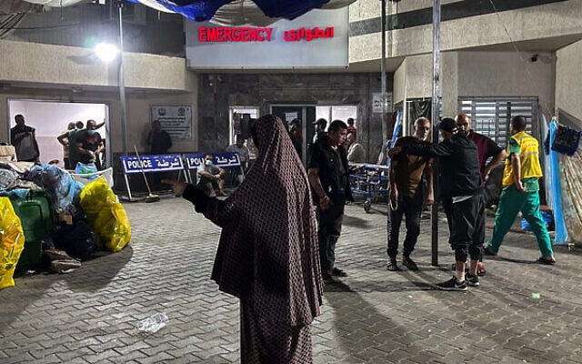 The emergency ward of Shifa Hospital in Gaza on November 1. Photo: Khader Al Zanoun/AFP The emergency ward of Shifa Hospital in Gaza on November 1. Photo: Khader Al Zanoun/AFP